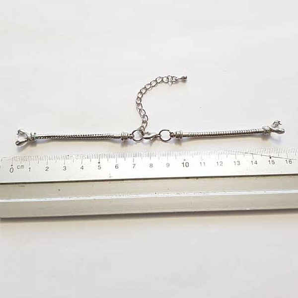 Bracelet Cha&icirc;ne pour Cadran de Montre Style Europ&eacute;en avec Fermoir Mousqueton 7 X 8.5 Cm