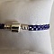 Bracelet Clip Europ&eacute;en tress&eacute; Uni 03 DU 15 AU 23 CM Glicine