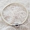 Bracelet Clip Europ&eacute;en lisse Uni 01 DU 15 AU 23 CM Ivoire