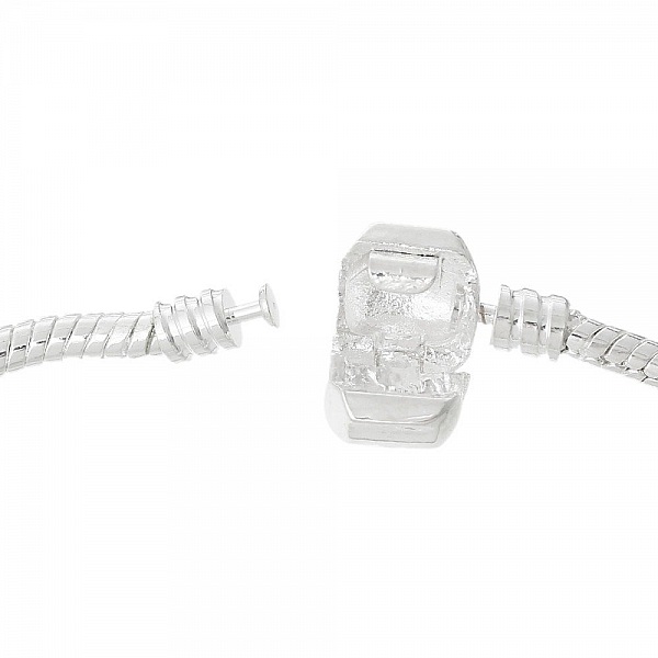 Bracelet Europ&eacute;en Clip 19cm fermoir Lisse