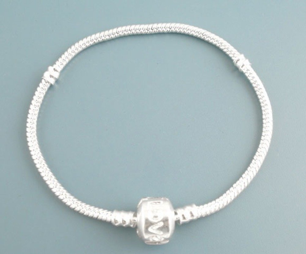 Bracelet Europ&eacute;en Clip 15cm fermoir Love