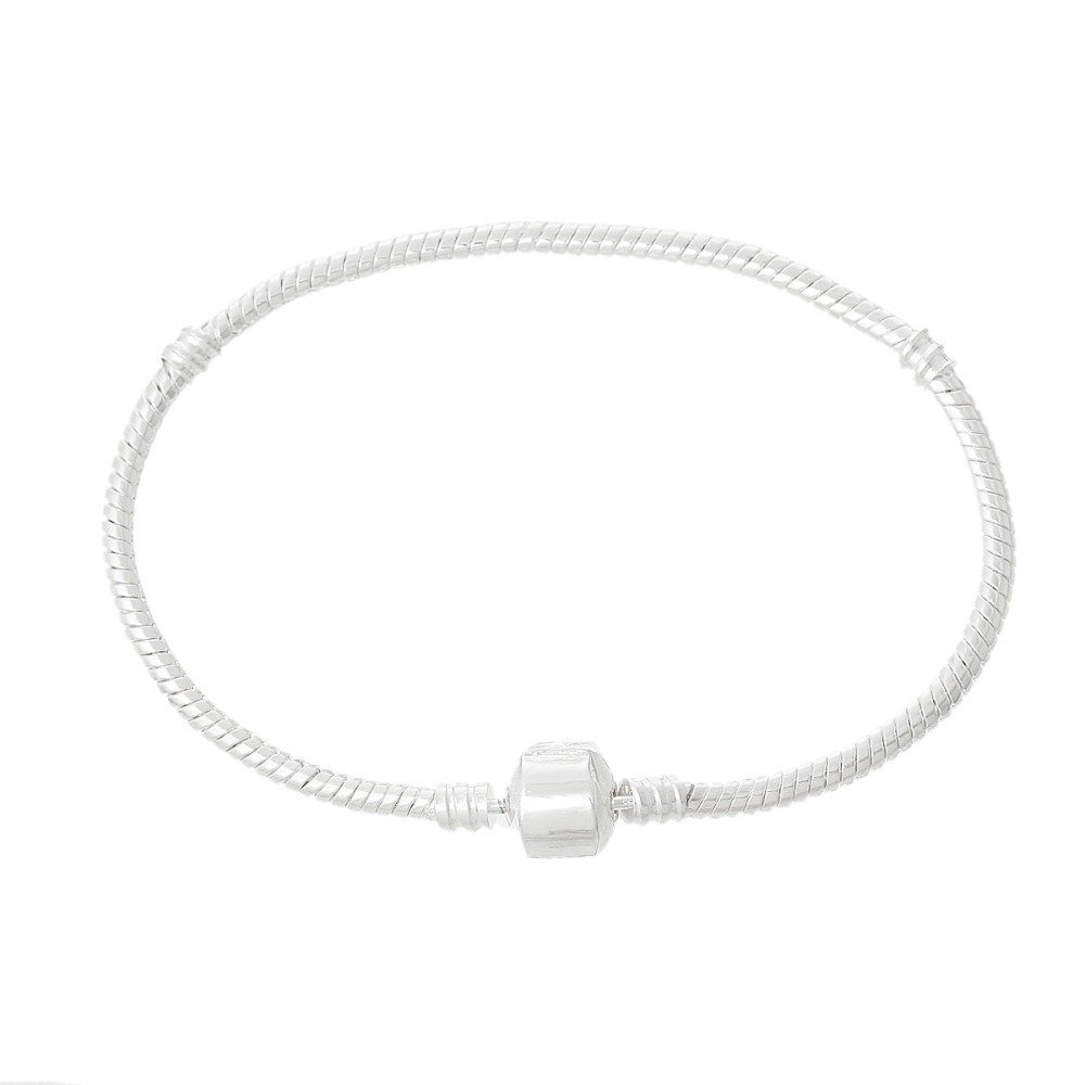 Bracelet Europ&eacute;en Clip 23cm fermoir Lisse