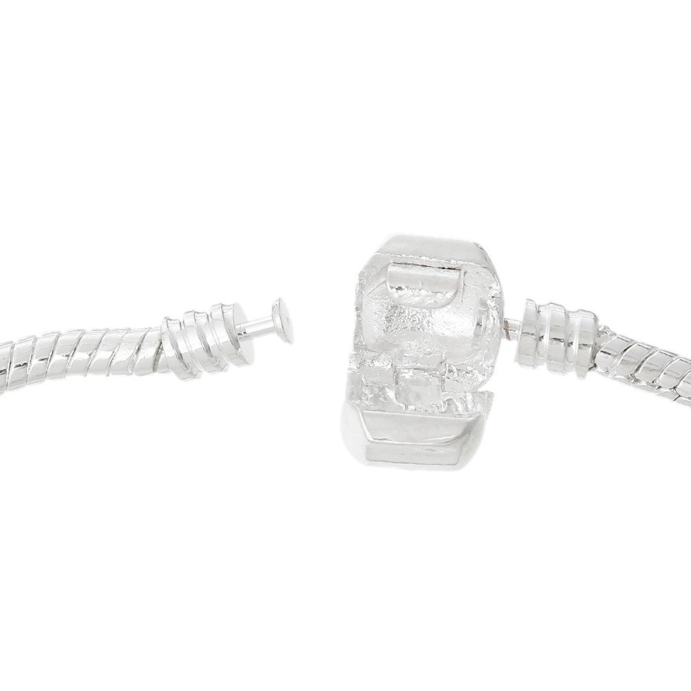 Bracelet Europ&eacute;en Clip 23cm fermoir Lisse