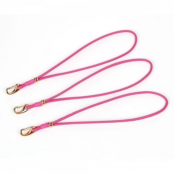 Bracelet Europ&eacute;en Double Uni Fushia