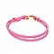 Bracelet Europ&eacute;en Double Uni Rose