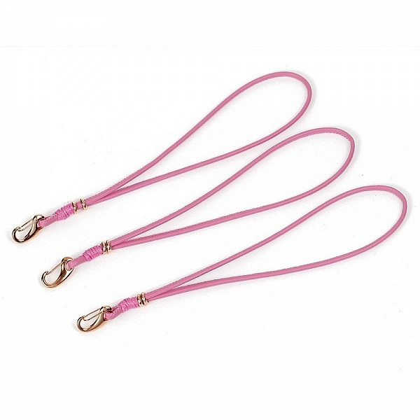 Bracelet Europ&eacute;en Double Uni Rose
