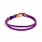 Bracelet Europ&eacute;en Double Uni Violet