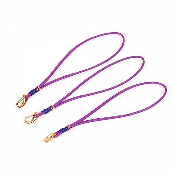 Bracelet Europ&eacute;en Double Uni Violet