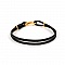 Bracelet Europ&eacute;en Double Uni Noir