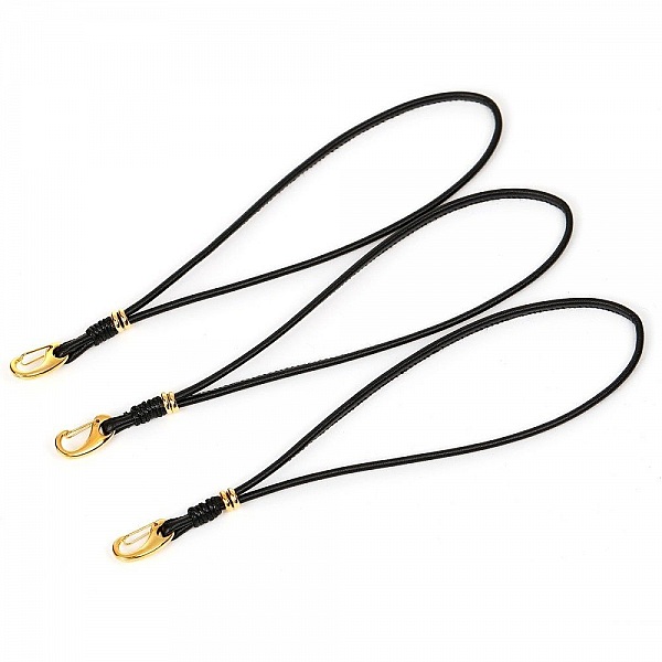 Bracelet Europ&eacute;en Double Uni Noir