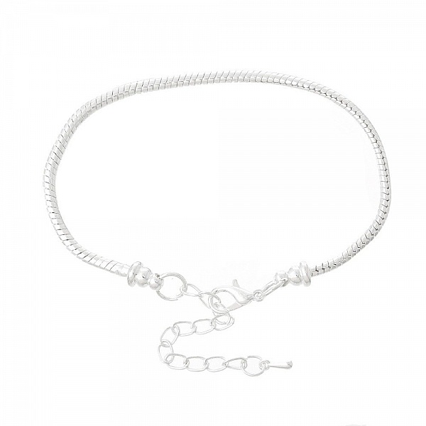 Bracelet Europ&eacute;en Mousqueton 19cm