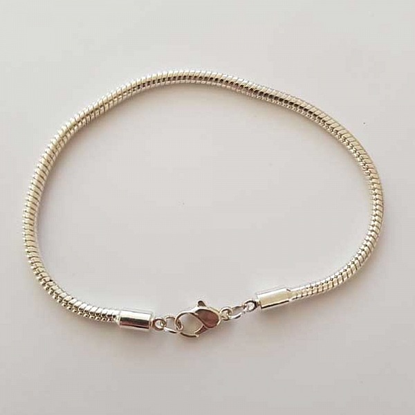 Bracelet Europ&eacute;en Mousqueton 23cm N&deg;02