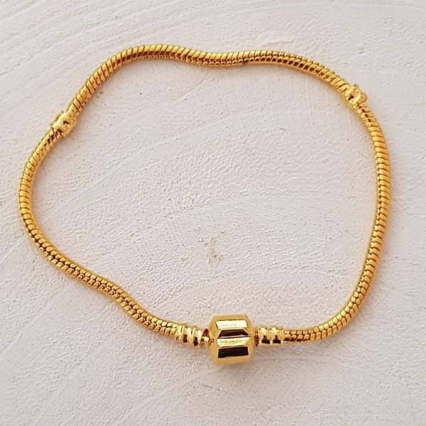 Bracelet Europ&eacute;en clip dor&eacute;