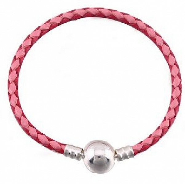 Bracelet Europ&eacute;en tress&eacute; Clip 02 21cm