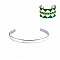 Bracelet Manchette Jonc 5 mm en Acier Inoxydable N&deg;01