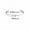 Bracelet Manchette Jonc 5 mm en Acier Inoxydable N&deg;01