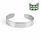 Bracelet Manchette Jonc 10 mm en Acier Inoxydable N&deg;02