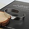 Bracelet Manchette Jonc 10 mm en Acier Inoxydable N&deg;02
