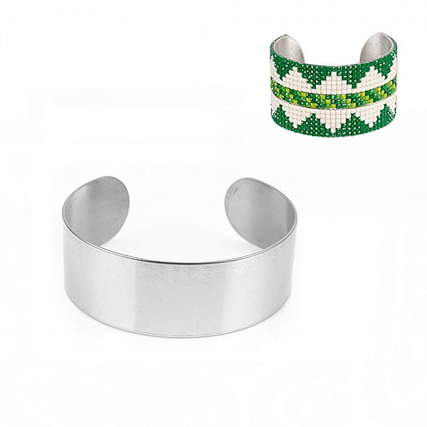 Bracelet Manchette Jonc 20 mm en Acier Inoxydable N&deg;03