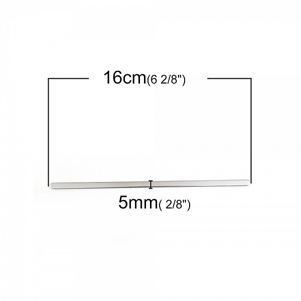 Bracelet Manchette Jonc 5 mm en Acier Inoxydable N&deg;06 &agrave; plier