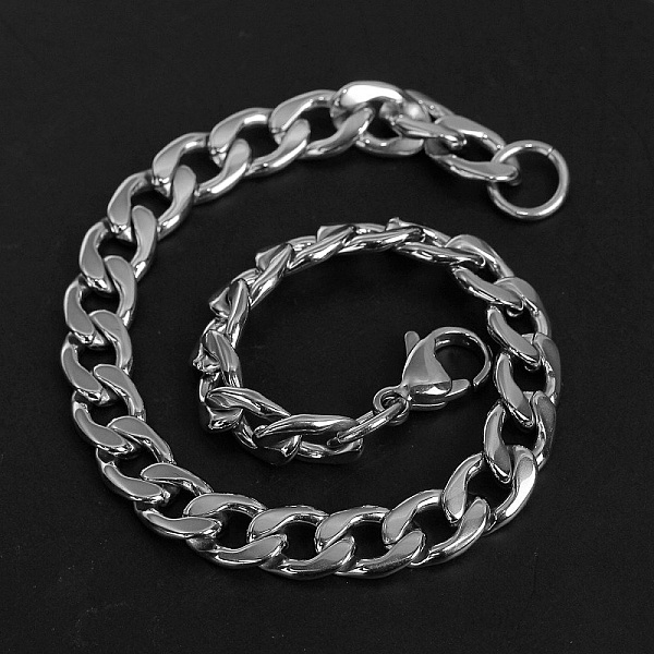 Bracelet N&deg;03 en 304 acier inoxydable de 21 cm