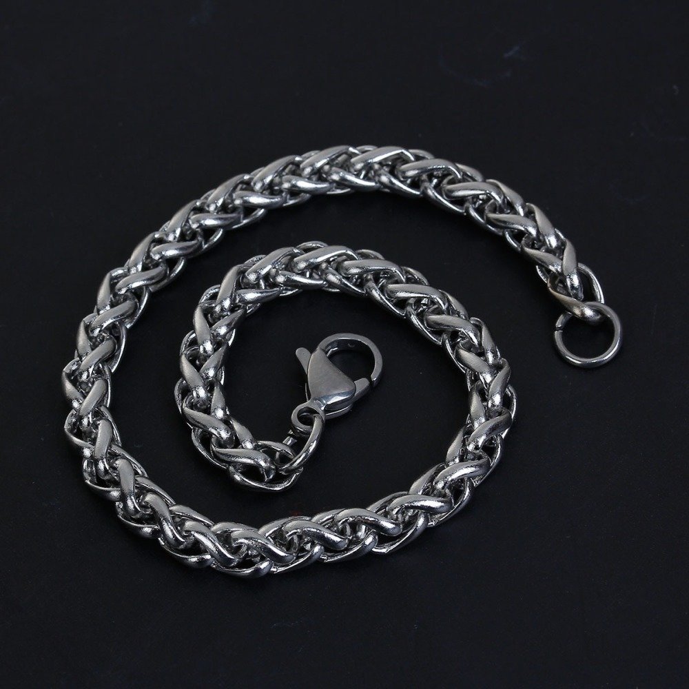 Bracelet N&deg;05 en 304 acier inoxydable de 21.5 cm