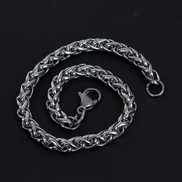 Bracelet N&deg;05 en 304 acier inoxydable de 21.5 cm