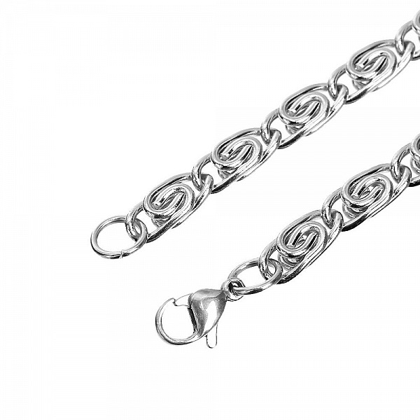 Bracelet N&deg;06 en 304 acier inoxydable de 21.5 cm