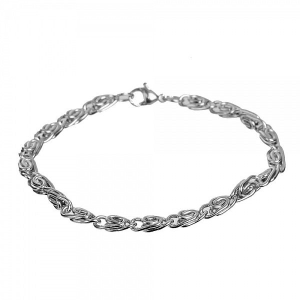Bracelet N&deg;06 en 304 acier inoxydable de 21.5 cm