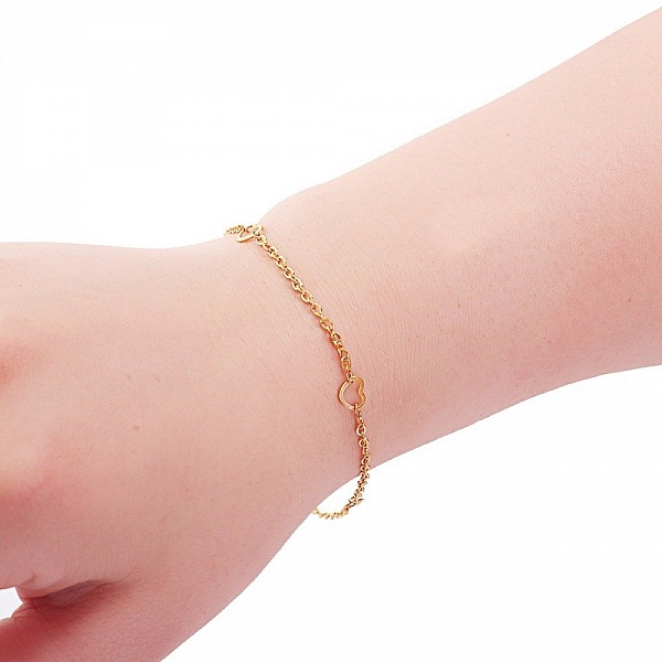 Bracelet N&deg;09 en 304 acier inoxydable de 23 cm