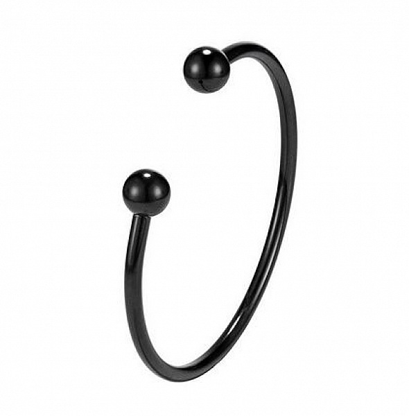 Bracelet Rigide Acier Inoxydable N&deg;11 Noir
