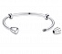 Bracelet Rigide Acier Inoxydable N&deg;12 Argent