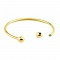 Bracelet Rigide Acier Inoxydable N&deg;11 Dor&eacute;