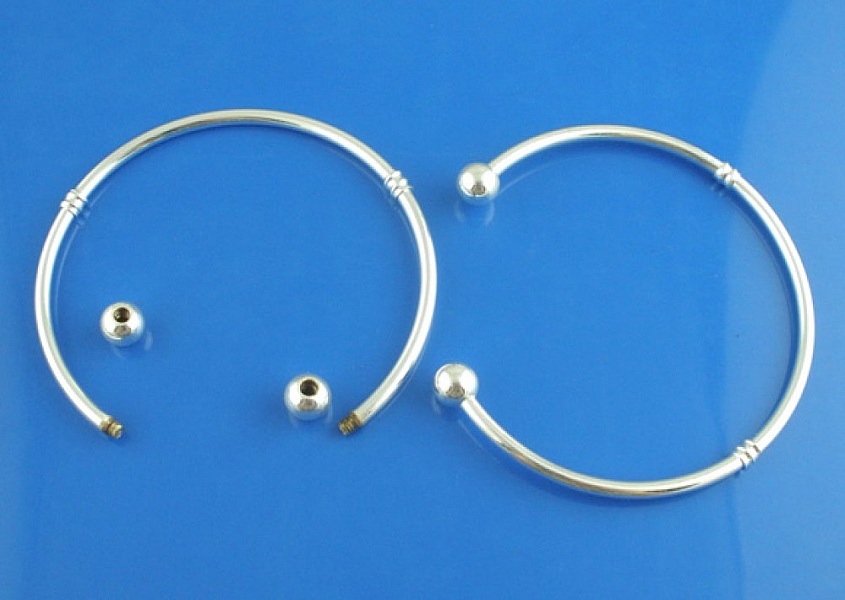 Bracelet Rigide N&deg;05 Argent 19 cm