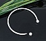 Bracelet Rigide N&deg;06 Argent 19 cm