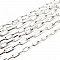 Bracelet maille ovale plaqu&eacute; platine 22 cm N&deg;02