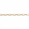 Bracelet maille ovale plaqu&eacute; or 16K 22 cm N&deg;03