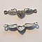 Breloque Aile N&deg;006 Argent et Strass