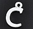 Breloque Alphabet 01 Lettre C