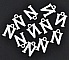Breloque Alphabet 01 Lettre N