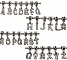 Breloque Alphabet 03 Lettre I et Strass