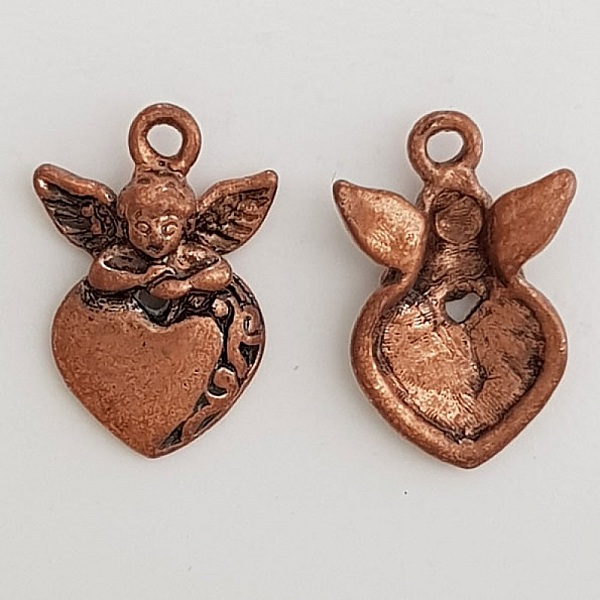 Breloque Ange N&deg;05 Cuivre