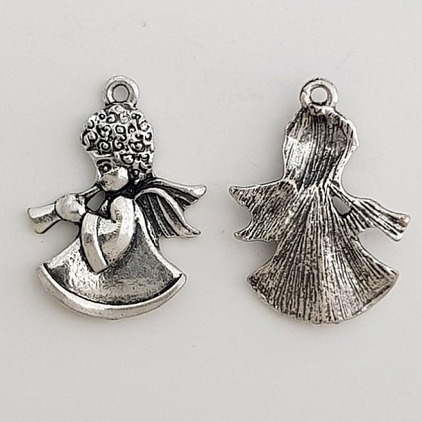 Breloque Ange N&deg;07 Argent