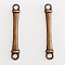 Breloque Barre 2 anneaux N&deg;05 Bronze