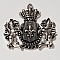 Breloque Blason Bouclier Armoiries N&deg;02 Argent