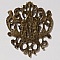 Breloque Blason Bouclier Armoiries N&deg;03 Bronze