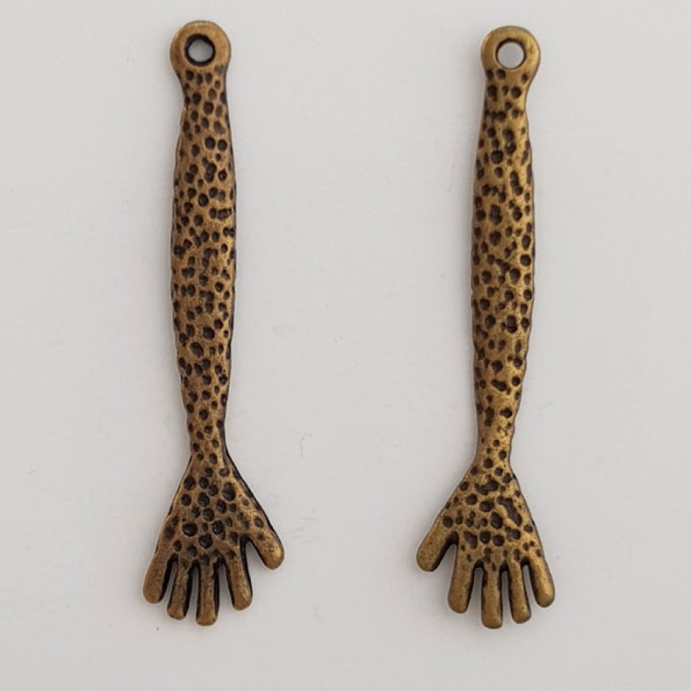 Breloque Bras N&deg;03 "bras et main" x 2 pi&egrave;ces