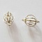 Breloque Cage De 14 mm Argent N&deg;01
