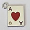 Breloque Carte N&deg;01 par 20 pi&egrave;ces