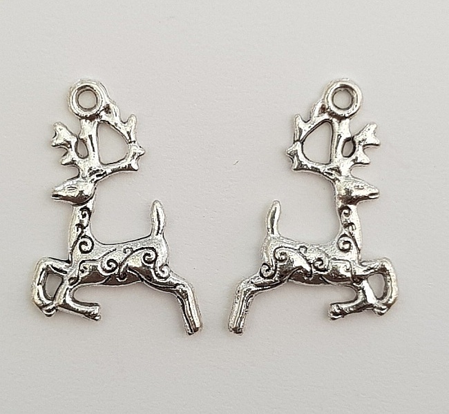 Breloque Cerf N&deg;01 x 2 Pi&egrave;ces